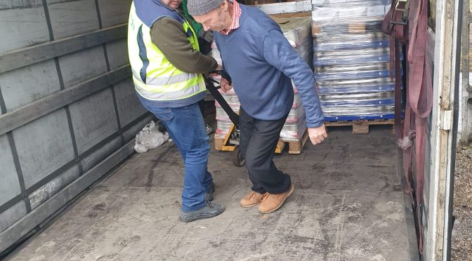 Erste LKW Lieferung nach Rumänien 2025