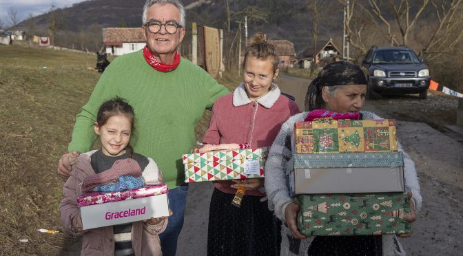 Weihnachtspakete für Cornesti