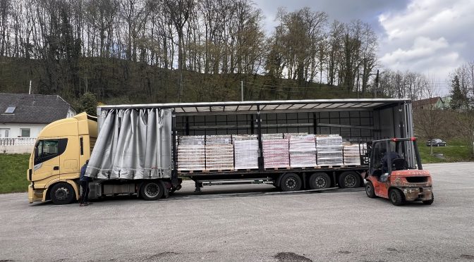 Nächste Lebensmittellieferung eingetroffen