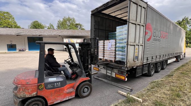 Neue Lebensmittel-Lieferung nach Rumänien