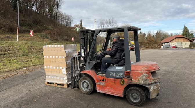 Neue LKW-Lieferung nach Rumänien